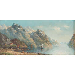 WUERZ, HERMANN (1836-1899) "Harlang Fjord"