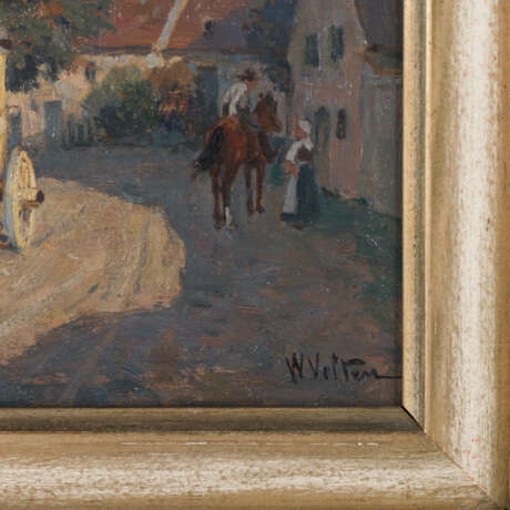 VELTEN, WILHELM (1847-1929), "Stagecoach in front of the inn", - photo 3