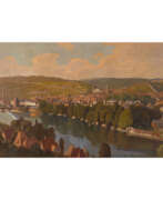 Karl Fuchs. FUCHS, KARL (Stuttgart 1872-1968 Esslingen), 'View over Esslingen',