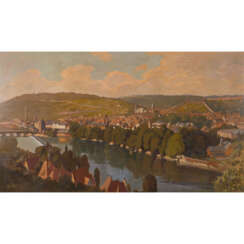 FUCHS, KARL (Stuttgart 1872-1968 Esslingen), 'View over Esslingen',