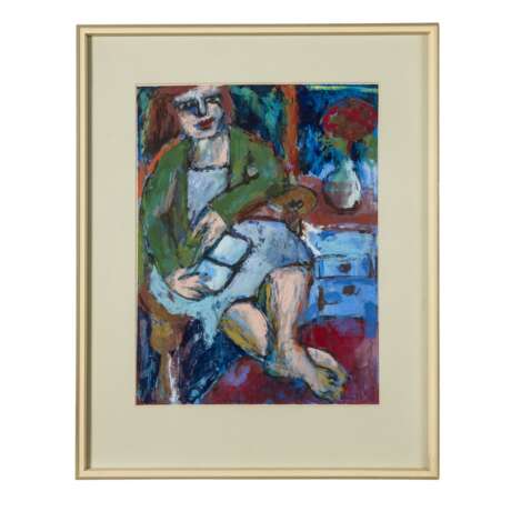 DÖRING, ADAM LUDE (1925-2018), "Portrait of the Artist's Wife," 1960, - Foto 2