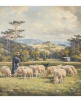 DEMETZ, KARL (1909-1986), 'Sheep on the Alb',