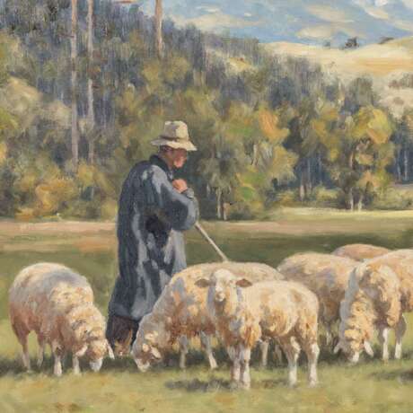 DEMETZ, KARL (1909-1986), 'Sheep on the Alb', - Foto 4