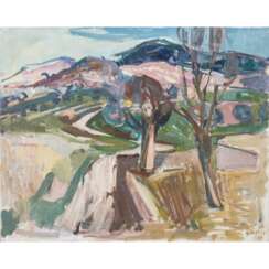 SCHOBER, PETER JAKOB (1897-1983), "Early spring in the Bottwartal".