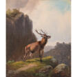 VOLTZ, Ludwig, ATTRIBUIERT (1825-1911), "Stag in the mountains", - Auction prices