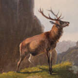VOLTZ, Ludwig, ATTRIBUIERT (1825-1911), "Stag in the mountains", - photo 5