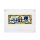 WARHOL, ANDY (1928-1987), "2 Jefferson's Dollars," 1976, as autograph, - Foto 3