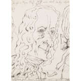 JANSSEN, HORST (1929.1995), 12 prints and posters "Writers' Portraits" a.o., - Foto 2