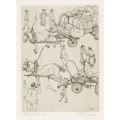 NÄGELE, REINHOLD (1884-1972), "Carriages," 1932,