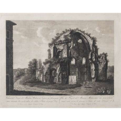 MORELLI, FRANCESCO (also Francois Morel, 1768 - 1832), 3 views of Rome, - фото 7