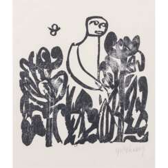 GRIESHABER, HAP (Helmut Andreas Paul, 1909-1981), "Man in the Garden",