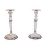 GERMAN Pair of candlesticks, 925 silver, 20th c., - photo 1