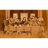 INTARSIA PICTURE "Last Supper", 20th c., - фото 1