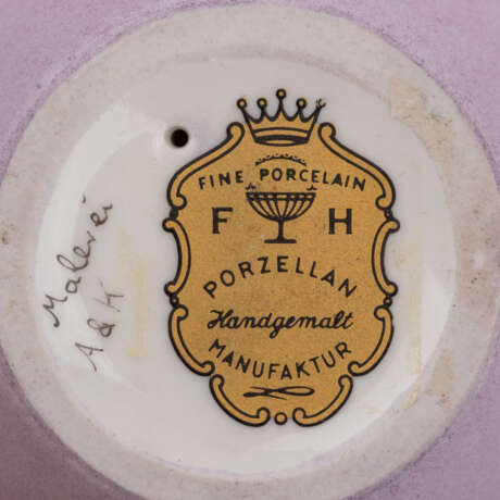 FH Porcelain Manufactory ornament, 20th c. - фото 4