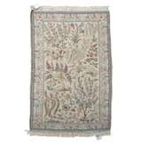 Oriental carpet with silk. NAIN/PERSIA, 20th century, ca. 104x62 cm - фото 2