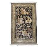 Oriental silk carpet. GHOM/PERSIA, 20th century, 133,5x82,5 cm. - Foto 1