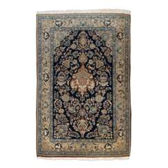 Oriental carpet with silk. KASHMAR/IRAN, 20th century, 218x144 cm.