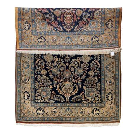 Oriental carpet with silk. KASHMAR/IRAN, 20th century, 218x144 cm. - photo 2