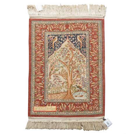 Oriental silk carpet. KALABSHA/EGYPT, 20th century, 70x52 cm - Foto 2