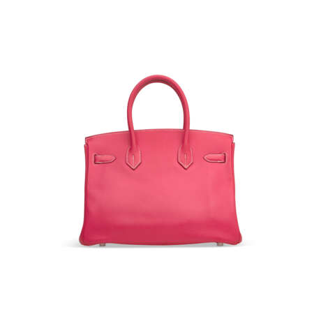 A LIMITED EDITION ROSE TYRIEN & RUBIS EPSOM LEATHER CANDY BIRKIN 30 WITH PALLADIUM HARDWARE - фото 4