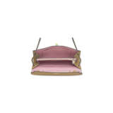 A CHAI & MAUVE SYLVESTRE EPSOM LEATHER KELLY TO GO WITH GOLD HARDWARE - фото 6