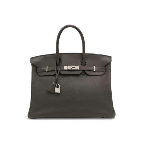 A MACASSAR TOGO LEATHER BIRKIN 35 WITH PALLADIUM HARDWARE - фото 1