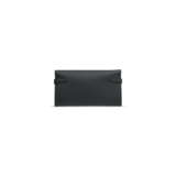A BLACK EPSOM LEATHER KELLY WALLET WITH PALLADIUM HARDWARE - фото 4