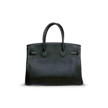 A BLACK TOGO LEATHER BIRKIN 30 WITH PALLADIUM HARDWARE - Foto 4