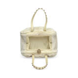 A LIMITED EDITION CREAM MONOGRAM QUILTED MINK CABOCHONS DEMI LUNE BAG WITH GOLD HARDWARE BY MARC JACOBS - Foto 6