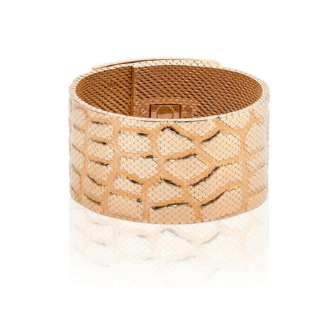 AN 18K ROSE GOLD & DIAMOND MILANESE MESH KELLY BRACELET GM - Foto 3