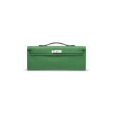 A VERT JADE EVERCOLOR LEATHER KELLY CUT WITH PALLADIUM HARDWARE - Foto 1