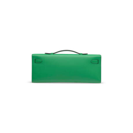 A VERT JADE EVERCOLOR LEATHER KELLY CUT WITH PALLADIUM HARDWARE - Foto 4
