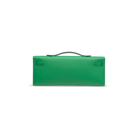 A VERT JADE EVERCOLOR LEATHER KELLY CUT WITH PALLADIUM HARDWARE - фото 4