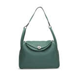 A MALACHITE TOGO LEATHER LINDY 30 WITH PALLADIUM HARDWARE - Foto 1