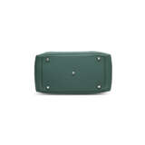 A MALACHITE TOGO LEATHER LINDY 30 WITH PALLADIUM HARDWARE - Foto 4