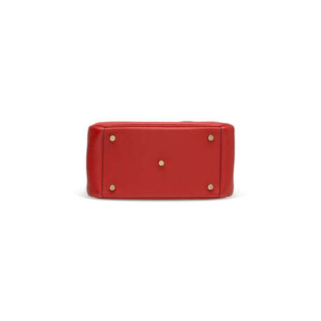 A ROUGE TOMATE CLÉMENCE LEATHER LINDY 26 WITH GOLD HARDWARE - Foto 5