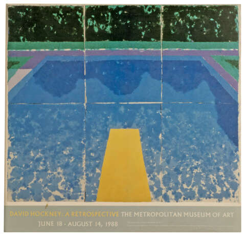 David Hockney: A retrospective, The Metropolitan Museum of Art June 18-Aug 14, 1988 - photo 1