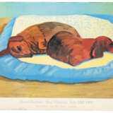 David Hockney Dog Paintings Salt Mill 1995, "Dog Painting 43" - photo 1