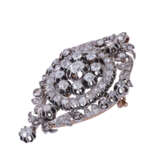 Historism brooch pendant with old cut diamonds - photo 3