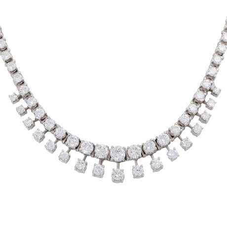 Necklace with 118 diamonds total over 10 ct, - photo 2