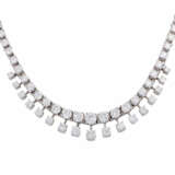 Necklace with 118 diamonds total over 10 ct, - photo 2