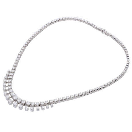 Necklace with 118 diamonds total over 10 ct, - фото 3
