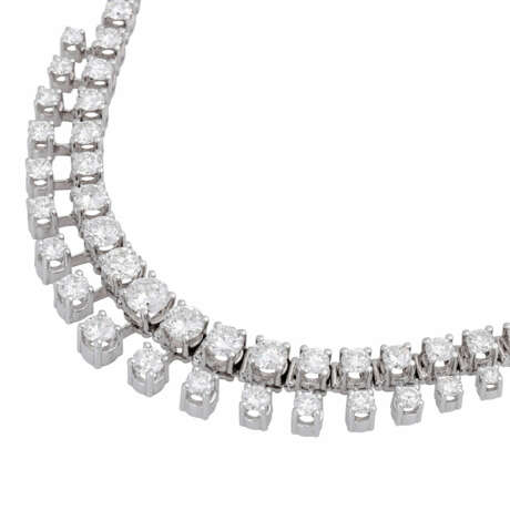 Necklace with 118 diamonds total over 10 ct, - photo 4