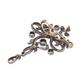 Art Nouveau exquisite pendant/brooch with diamonds - Foto 5