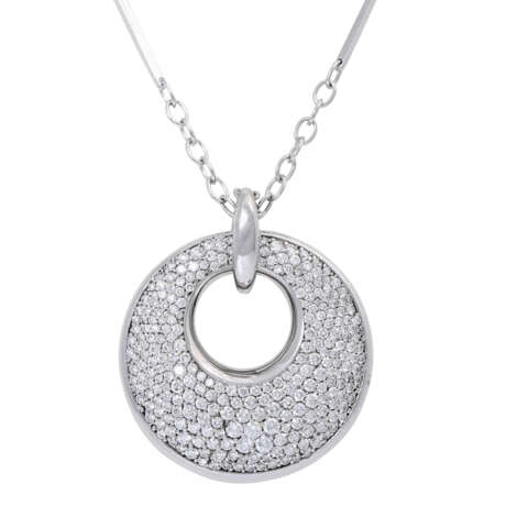 WEMPE BY KIM necklace "Eclipse" with diamonds - фото 2