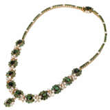 Necklace with fine green tourmalines and diamonds - фото 3