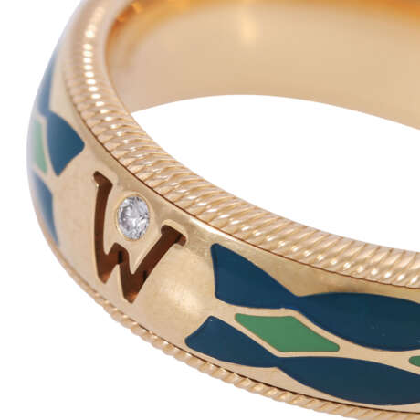WELLENDORFF rotating ring with diamond - Foto 5