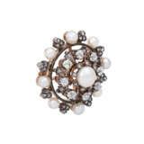 Belle Époque brooch with fine pearls and diamonds - photo 2