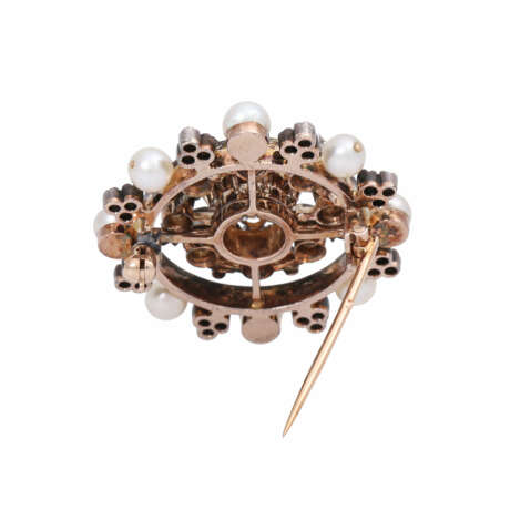 Belle Époque brooch with fine pearls and diamonds - photo 3