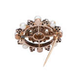 Belle Époque brooch with fine pearls and diamonds - photo 3